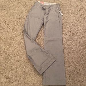NWT OLD NAVY WOMEN’S Dark grey/white trouser pants 0 Regular